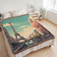 Famous Travel Destinations - Paris, France - 60" x 80" Heirloom Woven Blanket