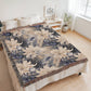 Nocturnal Bloom Pattern 003 - 60" x 80" Heirloom Woven Blanket