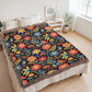 Mexican Floral Fiesta Pattern 035 - 60" x 80" Heirloom Woven Blanket