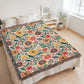 Mexican Floral Fiesta Pattern 023 - 60" x 80" Heirloom Woven Blanket