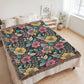 Oversized Floral Pattern 028 - 60" x 80" Heirloom Woven Blanket
