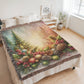Festive Christmas Winter Scene 006 - 60" x 80" Heirloom Woven Blanket