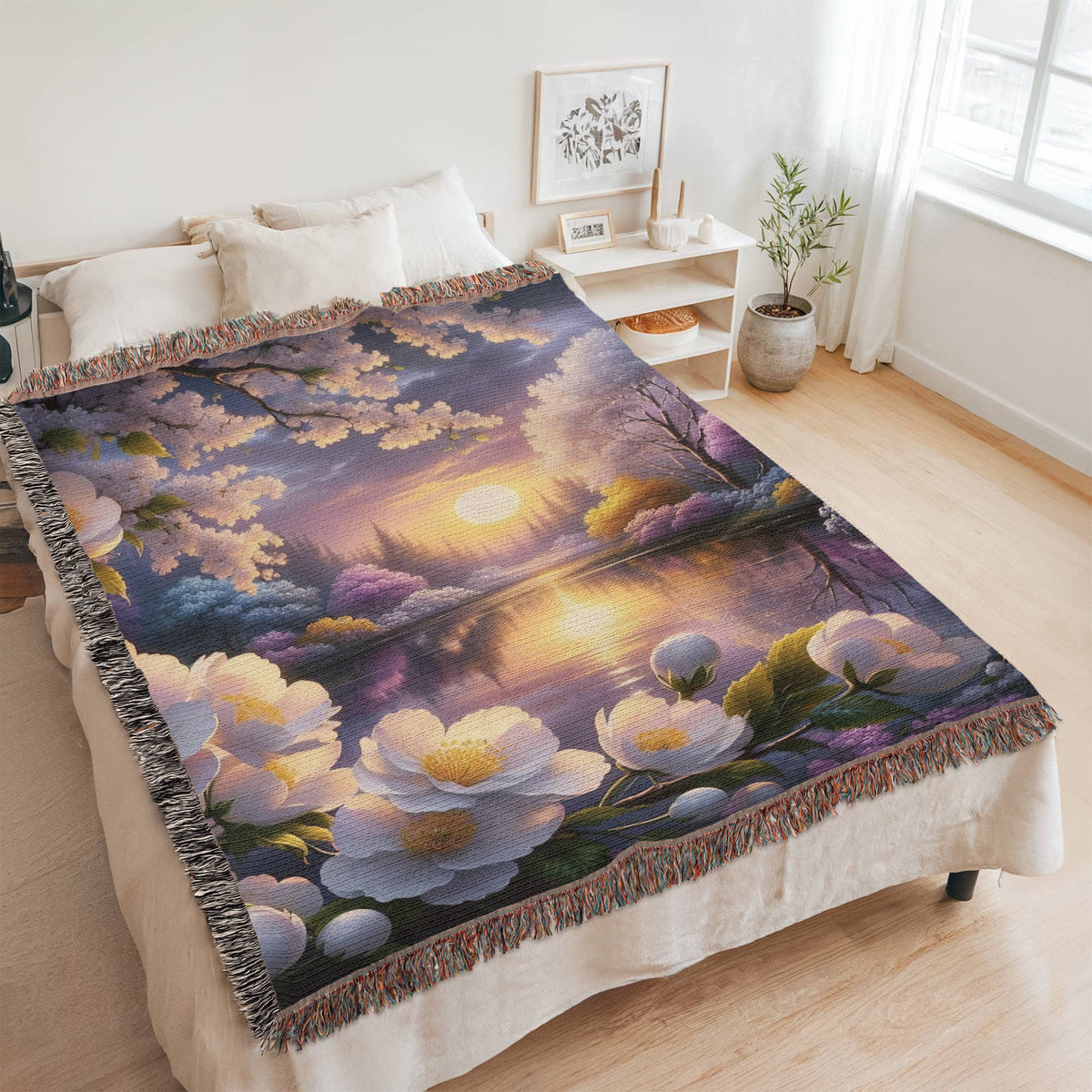 Beautiful Nature Landscape 006 - 60" x 80" Heirloom Woven Blanket