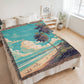 Famous Travel Destinations - Cocoa Beach, Florida - 60" x 80" Heirloom Woven Blanket