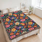 Mexican Floral Fiesta Pattern 036 - 60" x 80" Heirloom Woven Blanket