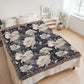Nocturnal Bloom Pattern 007 - 60" x 80" Heirloom Woven Blanket