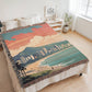 Famous Travel Destinations - Honolulu, Hawaii - 60" x 80" Heirloom Woven Blanket