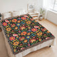 Mexican Floral Fiesta Pattern 039 - 60" x 80" Heirloom Woven Blanket