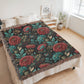 Oversized Floral Pattern 026 - 60" x 80" Heirloom Woven Blanket