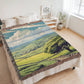 Famous Travel Destinations - Wensleydale, Yorkshire, England - 60" x 80" Heirloom Woven Blanket
