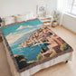 Famous Travel Destinations - Symi, Greece - 60" x 80" Heirloom Woven Blanket