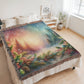 Festive Christmas Winter Scene 011 - 60" x 80" Heirloom Woven Blanket