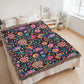 Mexican Floral Fiesta Pattern 057 - 60" x 80" Heirloom Woven Blanket