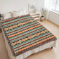 Mexican Textile Pattern 002 - 60" x 80" Heirloom Woven Blanket