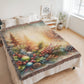 Festive Christmas Winter Scene 008 - 60" x 80" Heirloom Woven Blanket