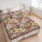 Oversized Floral Pattern 023 - 60" x 80" Heirloom Woven Blanket