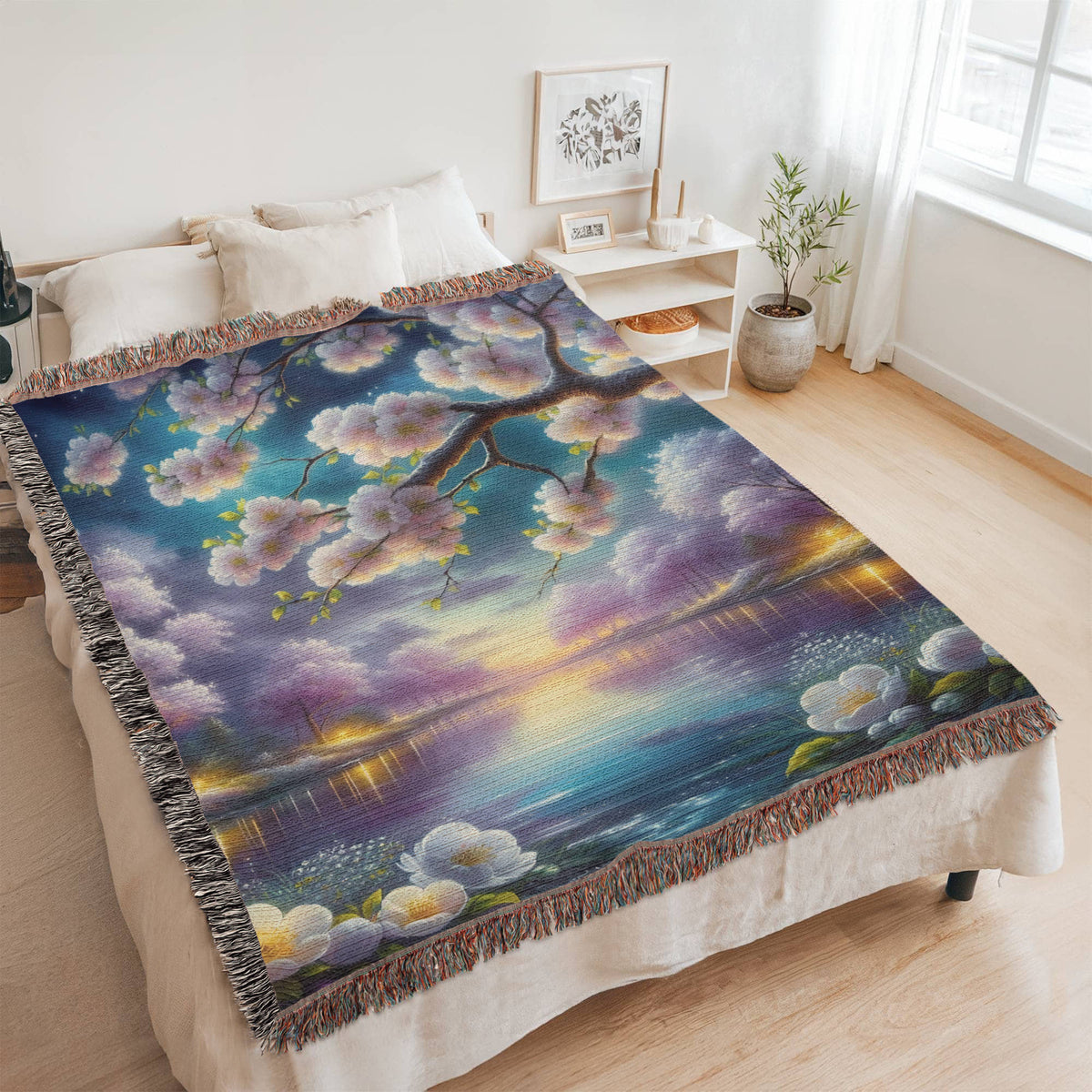 Beautiful Nature Landscape 004 - 60" x 80" Heirloom Woven Blanket