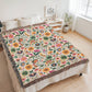 Mexican Floral Fiesta Pattern 015 - 60" x 80" Heirloom Woven Blanket