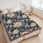Nocturnal Bloom Pattern 001 - 60" x 80" Heirloom Woven Blanket