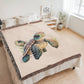 Cute Sea Turtle 010 - 60" x 80" Heirloom Woven Blanket
