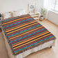 Mexican Textile Pattern 009 - 60" x 80" Heirloom Woven Blanket