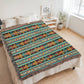 Mexican Textile Pattern 012 - 60" x 80" Heirloom Woven Blanket