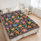 Mexican Floral Fiesta Pattern 029 - 60" x 80" Heirloom Woven Blanket