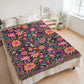 Mexican Floral Fiesta Pattern 059 - 60" x 80" Heirloom Woven Blanket
