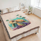 Cute Sea Turtle 002 - 60" x 80" Heirloom Woven Blanket