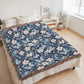 Butterflies And Flowers Pattern 028 - 60" x 80" Heirloom Woven Blanket