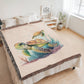 Cute Sea Turtle 008 - 60" x 80" Heirloom Woven Blanket