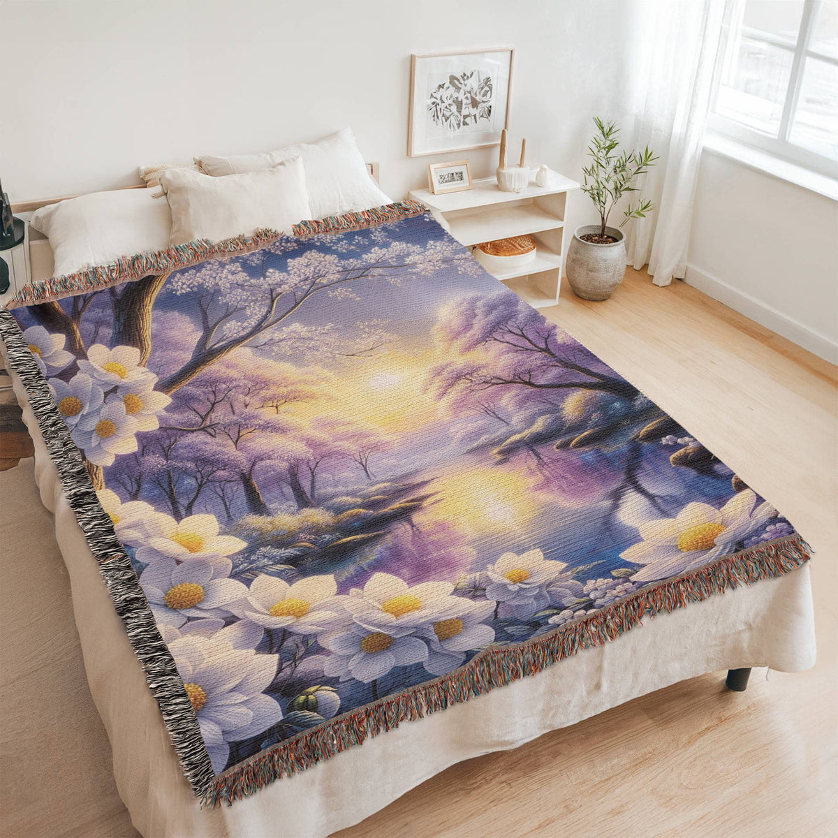 Beautiful Nature Landscape 007 - 60" x 80" Heirloom Woven Blanket