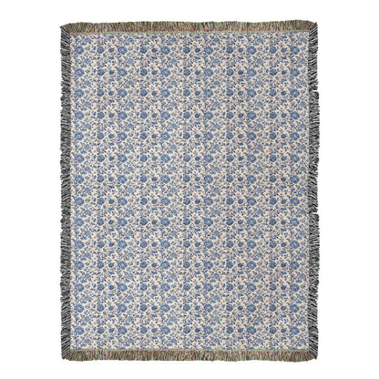 Chinese Ornament Pattern 009 - 60" x 80" Heirloom Woven Blanket