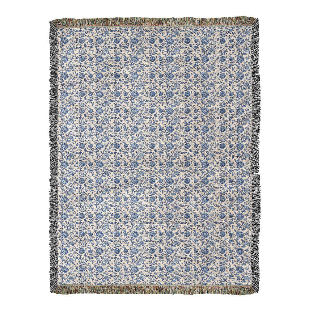 Chinese Ornament Pattern 009 - 60" x 80" Heirloom Woven Blanket