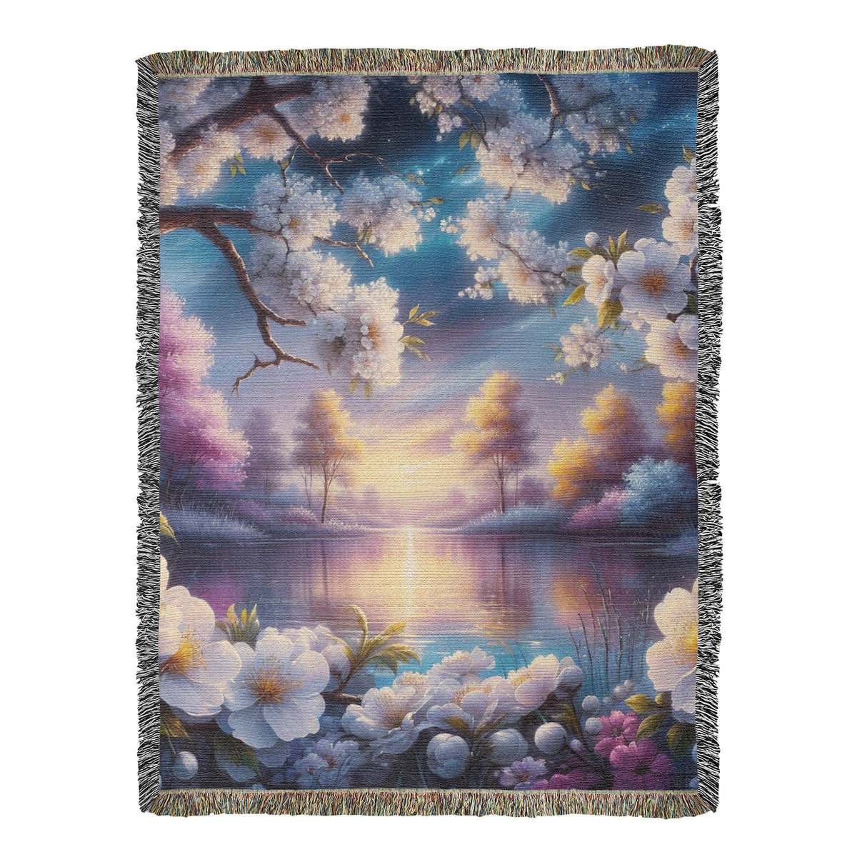 Beautiful Nature Landscape 011 - 60" x 80" Heirloom Woven Blanket