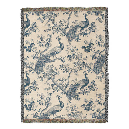 Chinese Ornament Pattern 004 - 60" x 80" Heirloom Woven Blanket