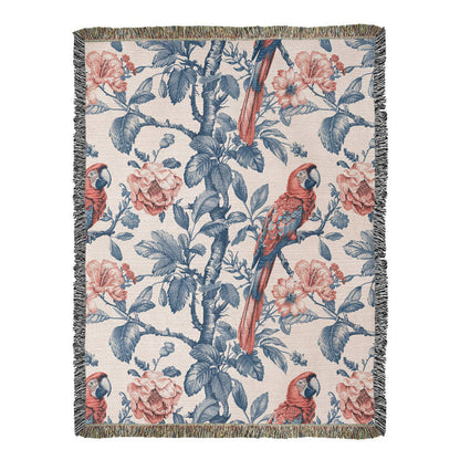 Chinese Ornament Pattern 002 - 60" x 80" Heirloom Woven Blanket