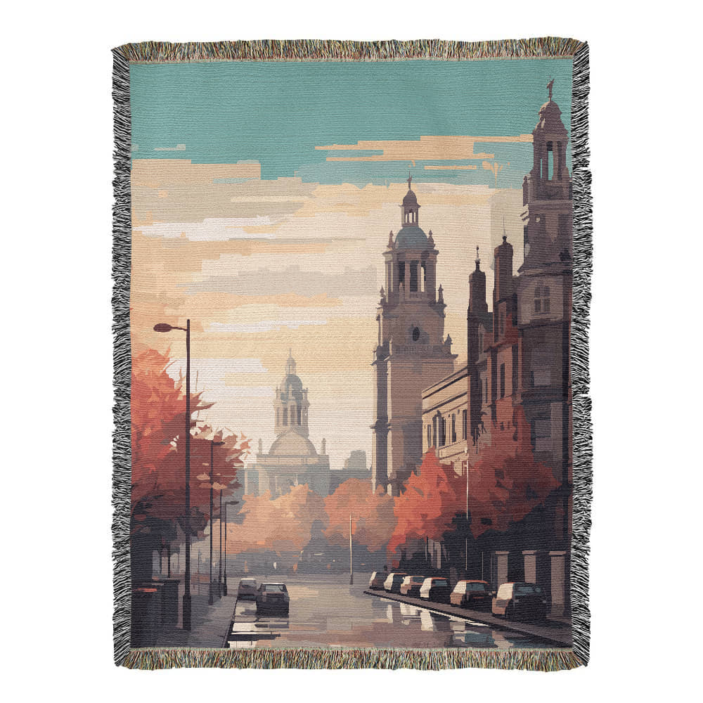 Famous Travel Destinations - Liverpool, United Kingdom - 60" x 80" Heirloom Woven Blanket