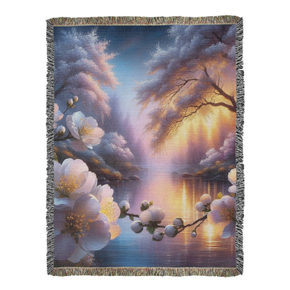 Beautiful Nature Landscape 001 - 60" x 80" Heirloom Woven Blanket