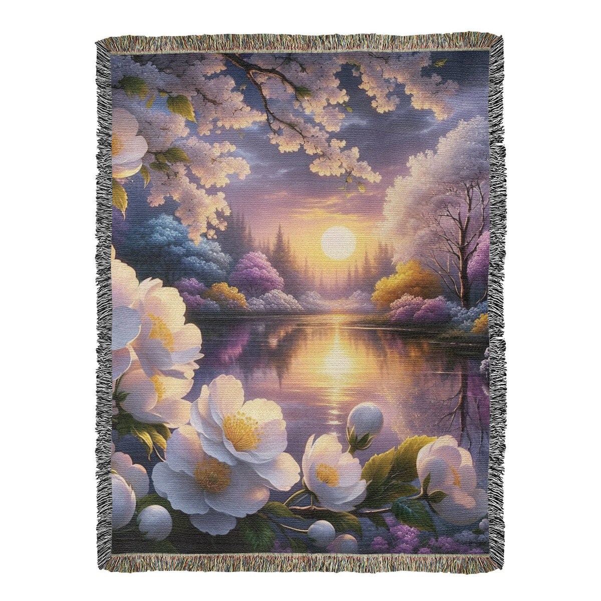 Beautiful Nature Landscape 006 - 60" x 80" Heirloom Woven Blanket