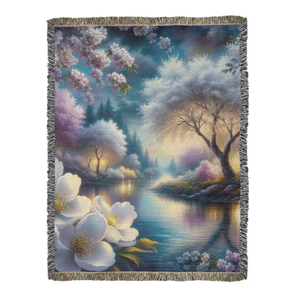 Beautiful Nature Landscape 002 - 60" x 80" Heirloom Woven Blanket