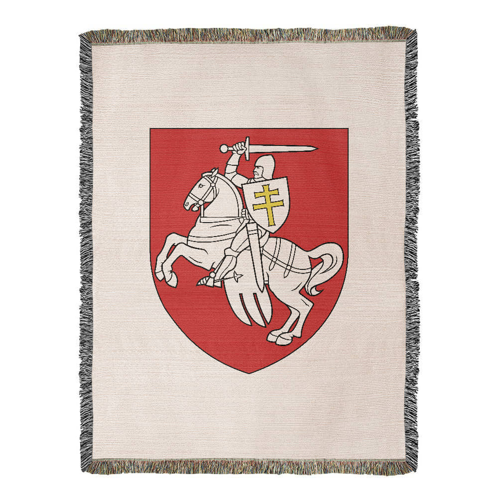 Pahonia (Belarus) - 60" x 80" Heirloom Woven Blanket
