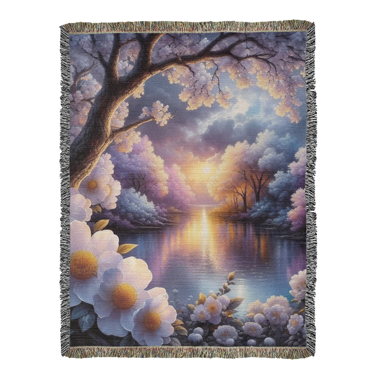 Beautiful Nature Landscape 008 - 60" x 80" Heirloom Woven Blanket