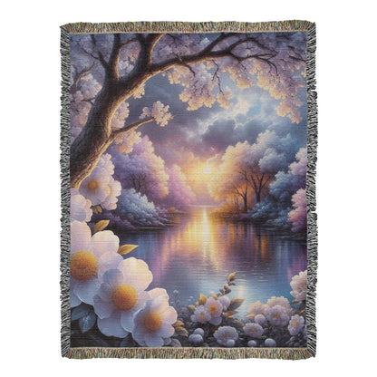 Beautiful Nature Landscape 008 - 60" x 80" Heirloom Woven Blanket