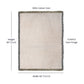 Nocturnal Bloom Pattern 001 - 60" x 80" Heirloom Woven Blanket