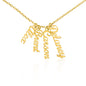 Personalized Multi Vertical Name Necklace