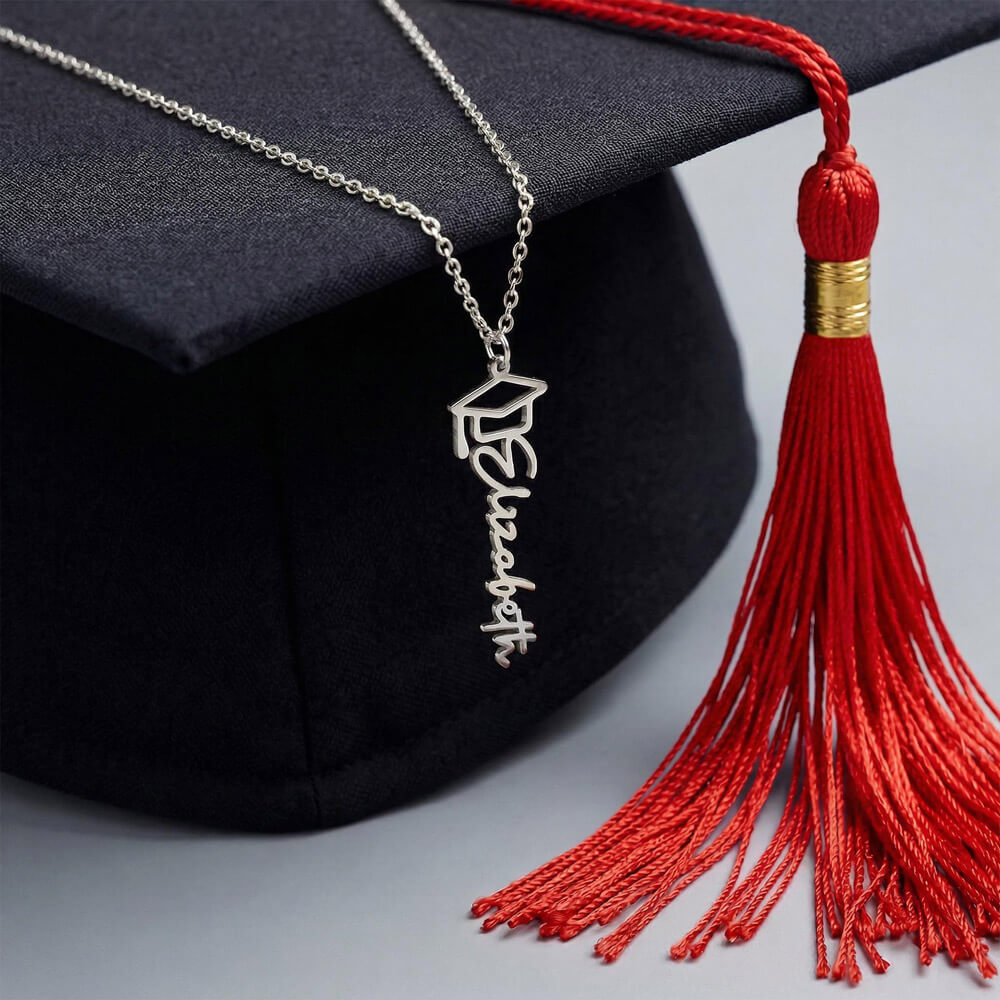 Graduation Cap Necklace