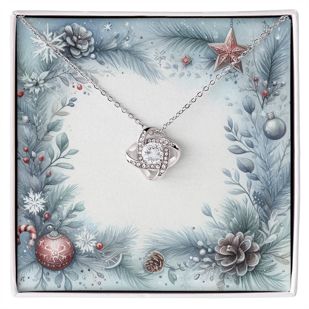 Christmas Background 073 - Love Knot Necklace