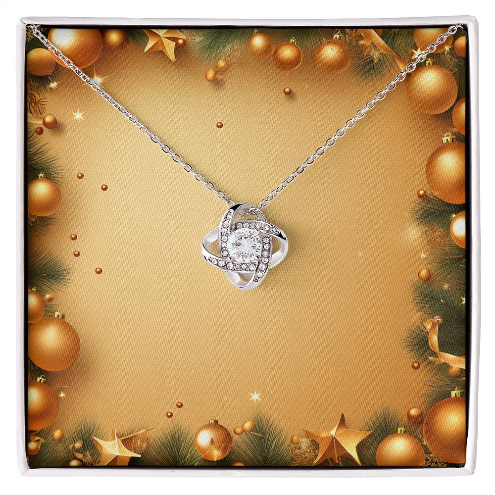 Christmas Background 032 - Love Knot Necklace
