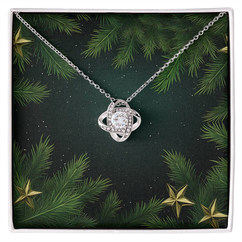 Christmas Background 113 - Love Knot Necklace